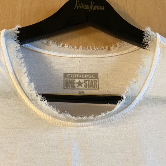 Converse One Star Sheer Tank Top with Pocket, size XS - Picture 6 of 10